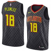 Maglia Atlanta Hawks Miles Plumlee NO 18 Icon 2018-19 Nero