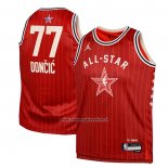 Maglia Bambino All Star 2024 Dallas Mavericks Luka Doncic #77 Rosso