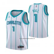 Maglia Bambino Charlotte Hornets LaMelo Ball #1 Association 2022-23 Bianco