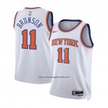 Maglia Bambino New York Knicks Jalen Brunson #11 Association 2022-23 Bianco