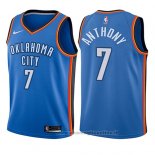 Maglia Bambino Oklahoma City Thunder Carmelo Anthony NO 7 Icon 2017-18 Blu