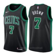 Maglia Boston Celtics Jaylen Brown NO 7 Statement 2017-18 Nero