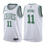 Maglia Boston Celtics Kyrie Irving NO 11 2017-18 Bianco