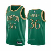 Maglia Boston Celtics Marcus Smart NO 36 Citta Verde
