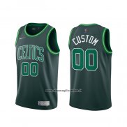 Maglia Boston Celtics Personalizzate Earned 2020-21 Verde