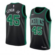 Maglia Boston Celtics Walter Lemon JR. NO 45 Statement 2018 Nero