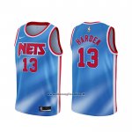 Maglia Brooklyn Nets James Harden #13 Classic 2020-21 Blu