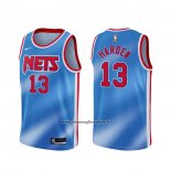 Maglia Brooklyn Nets James Harden #13 Classic 2020-21 Blu