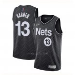 Maglia Brooklyn Nets James Harden #13 Earned 2020-21 Nero
