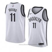 Maglia Brooklyn Nets Kyrie Irving NO 11 Association 2019-20 Bianco