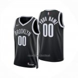 Maglia Brooklyn Nets Personalizzate Icon 2024-25 Nero