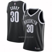 Maglia Brooklyn Nets Seth Curry #30 Icon 2021-22 Nero