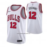 Maglia Chicago Bulls Ayo Dosunmu #12 Association 2021 Bianco