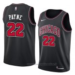 Maglia Chicago Bulls Cameron Payne NO 22 Statement 2018 Nero