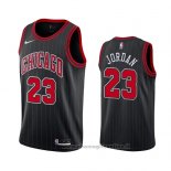 Maglia Chicago Bulls Michael Jordan NO 23 Statement 2019-20 Nero