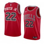 Maglia Chicago Bulls Otto Porter JR. NO 22 Icon 2018 Rosso