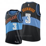 Maglia Cleveland Cavaliers Andre Drummond NO 3 Classic 2019-20 Nero