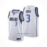 Maglia Dallas Mavericks Anthony Davis No 3 Association 2025-26 Bianco