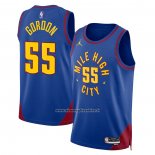 Maglia Denver Nuggets Dikembe Mutombo #55 Statement 2022-23 Blu