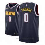 Maglia Denver Nuggets Isaiah Thomas NO 0 Icon 2018-19 Blu