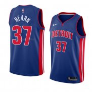 Maglia Detroit Pistons Reggie Hearn NO 37 Icon 2018 Blu