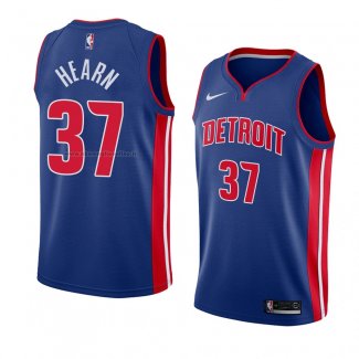 Maglia Detroit Pistons Reggie Hearn NO 37 Icon 2018 Blu