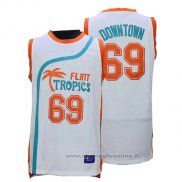 Maglia Film Flint Tropscs Vture Downtown NO 69 Bianco