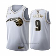 Maglia Golden Edition Orlando Magic Nikola Vucevic NO 9 2019-20 Bianco