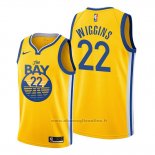 Maglia Golden State Warriors Andrew Wiggins NO 22 Statement 2019-20 Giallo