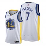 Maglia Golden State Warriors Eric Paschall NO 7 Association Bianco