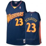 Maglia Golden State Warriors Jason Richardson NO 23 2009-10 Hardwood Classics Blu