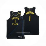 Maglia Golden State Warriors Kyle Anderson No 1 Statement 2025-26 Nero