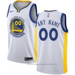 Maglia Golden State Warriors Personalizzate 2017-18 Giallo