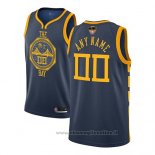 Maglia Golden State Warriors Personalizzate Citta 2018-19 Blu