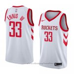 Maglia Houston Rockets James Ennis III NO 33 Association 2018 Bianco