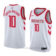 Maglia Houston Rockets Michael Carter-williams NO 10 Association 2018 Bianco