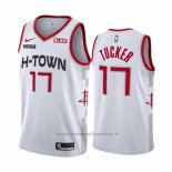 Maglia Houston Rockets P.j. Tucker NO 17 Citta Edition Bianco