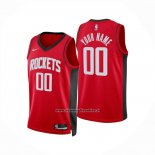 Maglia Houston Rockets Personalizzate Icon 2024-25 Rosso