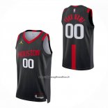 Maglia Houston Rockets Personalizzate Statement 2026-27 Nero