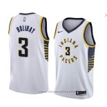 Maglia Indiana Pacers Aaron Holiday NO 3 Association 2018 Bianco