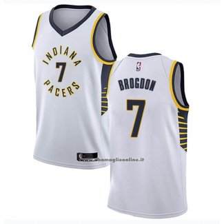 Maglia Indiana Pacers Malcolm Brogdon #7 Association Bianco