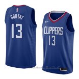 Maglia Los Angeles Clippers Marcin Gortat NO 13 Icon 2018 Blu