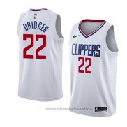 Maglia Los Angeles Clippers Miles Bridges NO 22 Icon 2018 Blu