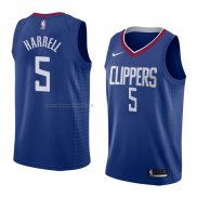 Maglia Los Angeles Clippers Montrezl Harrell NO 5 Icon 2018 Blu