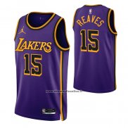 Maglia Los Angeles Lakers Austin Reaves #15 Statement 2022-23 Viola