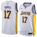 Maglia Los Angeles Lakers Isaac Bonga NO 17 Association 2018 Bianco