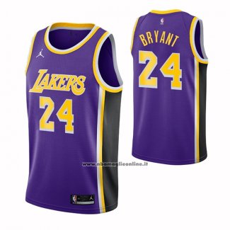 Maglia Los Angeles Lakers Kobe Bryant #24 Statement 2021-22 Viola