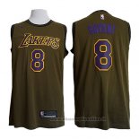 Maglia Los Angeles Lakers Kobe Bryant NO 8 Verde