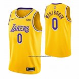 Maglia Los Angeles Lakers Russell Westbrook #0 Icon 2020 Giallo