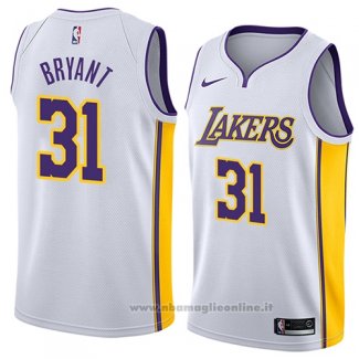 Maglia Los Angeles Lakers Thomas Bryant NO 31 Association 2018 Bianco